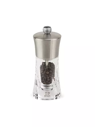 PEUGEOT | Macinino per sale "Ouessant" 14 cm (Acrilico/Acciaio inossidabile) | transparent